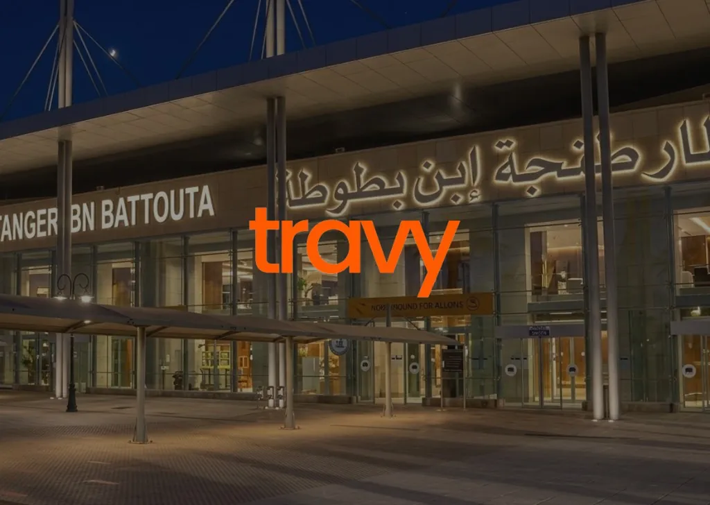 Tangier Ibn Battouta Airport – Night View of Terminal Building